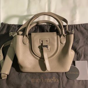 Meli Melo Halo Mini Cross Body Bag in Taupe